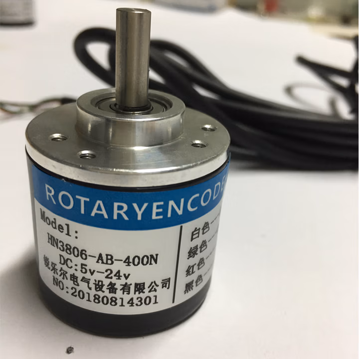 增量式光电旋转编码器实心轴AB相100/200/360/400/600/1000