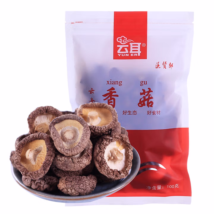 云耳（YUNER）云耳牌精选云南香菇100g高原高海拔云南香菇云南特产