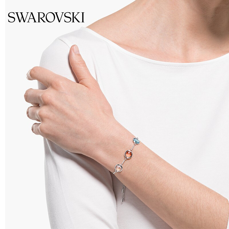 10日20点开始 SWAROVSKI 施华洛世奇 TAHLIA 可调节缤纷异彩手链 5560937 170元包邮（多重优惠）