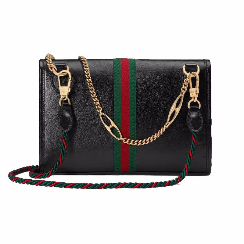 gucci/古驰古奇 女包rajah小号虎头条纹链条单肩包570145 0olkx 8389