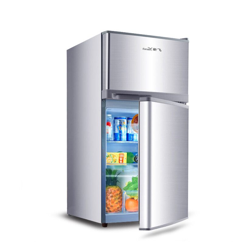 新飞(frestec) bcd-102h冰箱小型双门家用 迷你宿舍冷冻冷藏经济节能