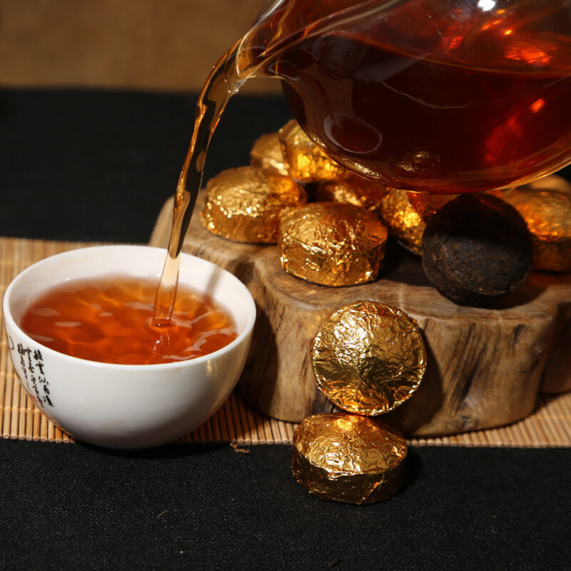 正道农业普洱茶事事如意小金沱45g16盒