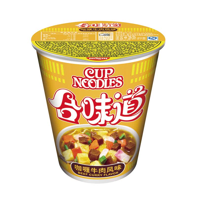 【整箱】日清 合味道 方便面 咖喱牛肉风味87g*12