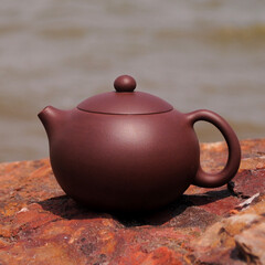 藏壶者宜兴紫砂壶 陈菊华国家级助工(全手工西施壶)原矿紫泥 紫砂茶具