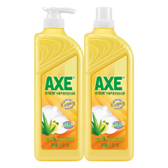 斧头牌（AXE）柠檬芦荟护肤洗洁精1.18kg*2瓶实惠装 添加芦荟精华倍护双手