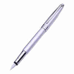 硬笔书法软笔练习中小楷钢笔式软毛笔 海绵头 1080软笔 笔杆颜色随机 笔+笔盒+黑色不堵墨水