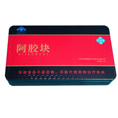 胶源堂 阿胶片240g铁盒东阿原产阿胶块可熬阿胶糕即食 增强免疫力滋补品 新版240g*2