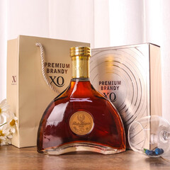 洋酒法国原酒进口 路易安东尼奥名爵仕佳xo白兰地40度 礼盒装 700mL 700ml*1瓶