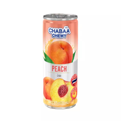 芭提娅（恰芭）泰国进口果汁饮料12罐芒果葡萄橙汁椰汁桃汁苹果口味组合 芭提雅（恰芭）桃味6罐