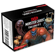 现货 Dungeons & Dragons Spellbook Cards 英文原版 龙与地下城 魔法卡牌：0-5级怪兽（龙与地下城附件）