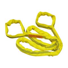 力虎王柔性吊装带 双头扣涤纶软吊绳工业起重行车吊带 3吨2米