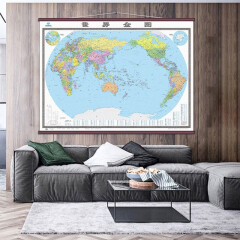 2024年 世界地图挂图 约2米*1.5米