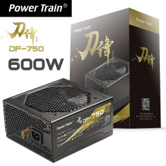 动力火车电脑电源300/400w/500w/600w主机电源 额定功率600W电源黑色