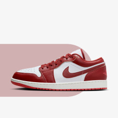 NIKE耐克Air Jordan 1 Low AJ1白红 男子低帮轻便休闲板鞋 FJ3459-160 40