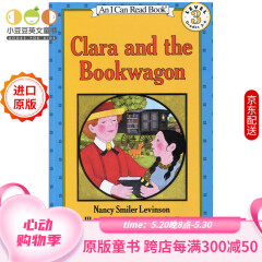 英文原版 Clara and the Bookwagon 克拉拉和装书的马车 [4-8岁]#