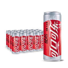 可口可乐 Coca-Cola 健怡 汽水 含汽饮料 330ml*24罐 整箱装 可口可乐公司出品 新老包装随机发货