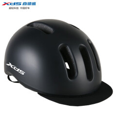 喜德盛（xds） 骑行配件新款TR03头部护具青少年城市骑行头盔半盔 TR03头盔黑色