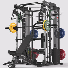 康强BK408PLUS多功能史密斯机综合力量训练器家用健身器材深蹲卧推架 BK408PLUS-旗舰版