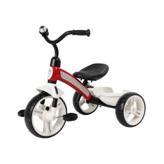 小虎子儿童单三轮车脚踏宝宝自行车溜娃车2岁小孩周岁礼物幼儿骑行单车 红色
