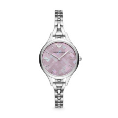 阿玛尼 Emporio Armani  女士手表钢带 欧美简约经典时尚休闲石英腕表AR11122