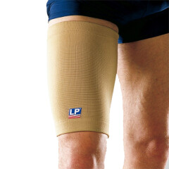 LP 952保暖型 运动护腿护大腿关节护具 男女 单只 肤色 单只 M 39.4-45.7cm