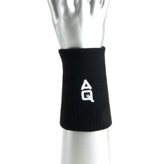 AQ 运动护腕网球篮球羽毛球登山护腕吸汗带男女加长护腕   黑色长款1994F