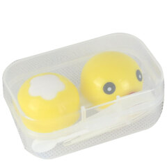 洁达 隐形眼镜盒伴侣盒双联盒护理盒 小黄鸭 B-568