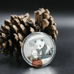 上海銮诚 2012年熊猫金银币1盎司银币 熊猫银币2012年 1盎司银猫 单枚裸币