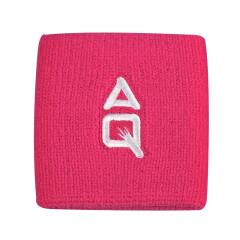 AQ 运动腕带运动护手腕吸汗护腕篮球网球羽毛球跑步男女运动护 腕带 红色F19005-两支装 均码