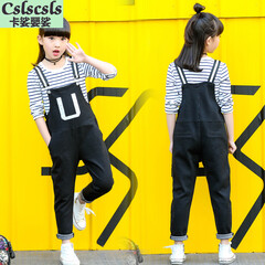 卡娑婯娑女童外套秋装2017新款儿童两面穿连