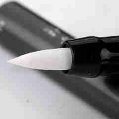 新世纪软笔 海绵头 请帖笔 练字笔 加水吸墨用 98软笔 98钢笔式软笔 软笔2支（裸笔/只笔没包装）