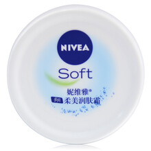 妮维雅(NIVEA)柔美润肤霜 100ml（乳液面霜身体乳护肤化妆品）