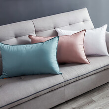 cozy earth出口五星酒店枕头白鹅绒单人成人学生孕妇保健护颈椎长方形万豪四季喜来登羽绒枕芯 白色 中枕一个（48*74）