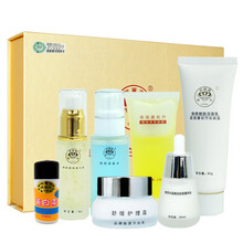 台湾松竹脱丽露养白素养肤霜滋养润色遮瑕隔离健康水乳面霜女补水保湿嫩肤柔肤水欧碧芙素颜霜美白去斑套装 松竹.金色去斑套装