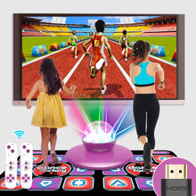 圣舞堂HDMI超清抖音跑步无线跳舞毯双人电视接口跳舞机家用体感手舞足蹈 【HDMI超清无线款】PVC加厚+MV真人炫舞瑜伽