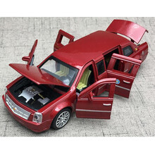 合金回力车 合金模型 凯迪拉克布加迪F1轿车跑车名车模型  仿真模型 Kai迪拉克总统车 红色