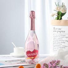 超市	卡利兰爱心桃红起泡酒甜酒 莫斯卡托 西班牙原瓶进口 葡萄酒  750ml 单瓶装