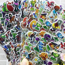 植物大战僵尸贴纸赛罗欧布奥特曼儿童贴纸贴画立体泡泡粘贴铠甲勇士英雄恐龙霸王龙小朋友奖励贴 植物僵尸18张