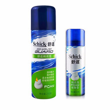舒适（Schick）剃须泡沫剃须膏手动剃须刀剃须泡洁面刮胡泡沫刮胡泡剃须啫喱软化胡须学生父亲青年男士 温和青柠210g+送50g
