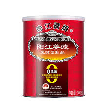 珠江桥牌阳江姜豉豆豉300g 0防腐剂0着色剂广东特产阳江豆豉 中华老字号