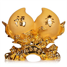 金泰宏 大号寿桃摆件 送长辈 送老人老年人生日礼物礼品 祝寿贺寿过寿做寿 60 70 80大寿 寿礼