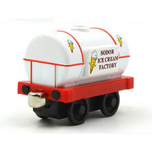 61六一儿童节礼物和朋友小火车合金磁力惯性吸铁小火车玩具高登培西亨利车厢 冰激淋油罐车厢