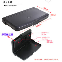 车载小饭桌后座后排多功能折叠式汽车小桌子大号车用餐桌车内桌板 黑色大号餐桌【送绑带】