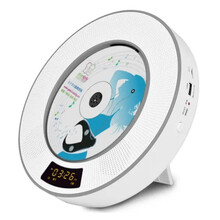 熊猫（PANDA）62cd机便携式胎教家用儿童中学生英语考试播放器迷你充电插卡光盘随身听蓝牙cd机 灰色