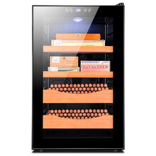 茄龍（CIGARLOONG）CL-65C智能控温控湿电子双核双芯雪松木层架雪茄柜保湿盒 65C控温保湿黑色