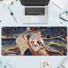 镇魂歌  鼠标垫超大号游戏电竞动漫二次元女生鼠标垫键盘垫加厚桌垫 阴阳师和服 300*800*4mm