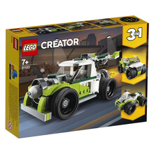 【乐高认证店】乐高LEGO 创意百变系列三合一3IN1 20新品 儿童益智拼装积木玩具男孩女孩 20新品 31103 火箭飞车