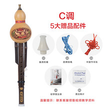 云南紫竹葫芦丝调降调乐器初学者中小学生演奏型成人/调 【初学考级】C调【送礼包，无皮盒】