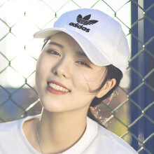 阿迪达斯 （adidas）帽子男帽女帽2025春季新款鸭舌帽户外运动帽遮阳帽棒球帽子 FJ2544/白色 OSFM
