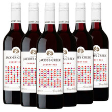 超市	杰卡斯（Jacob’s Creek） 波点系列 果色甜香红葡萄酒 750ml*6 整箱装 澳大利亚进口红酒
